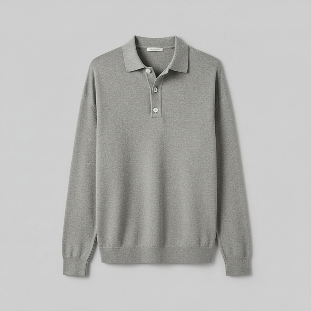 Polo Classique Homme Manches Longues | Chemise Confortable et Élégante