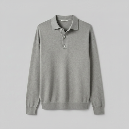 Polo Classique Homme Manches Longues | Chemise Confortable et Élégante