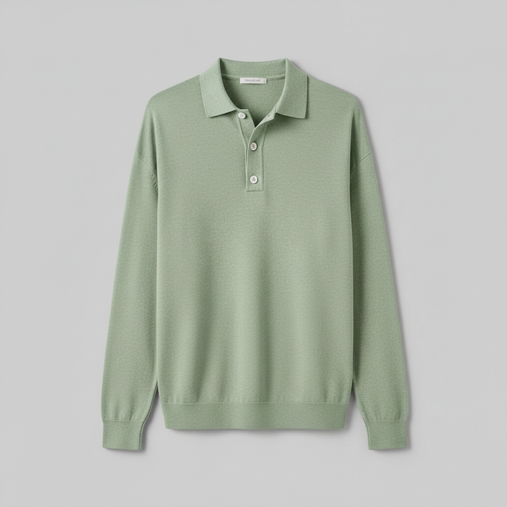 Polo Classique Homme Manches Longues | Chemise Confortable et Élégante