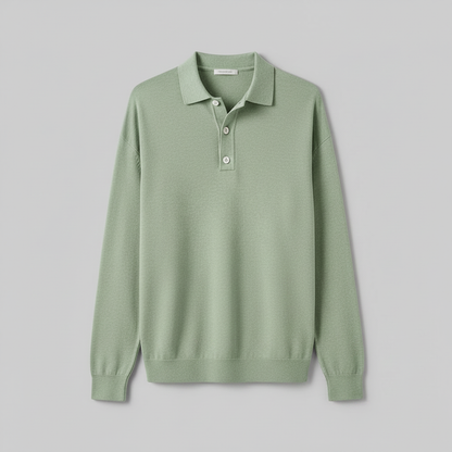 Polo Classique Homme Manches Longues | Chemise Confortable et Élégante