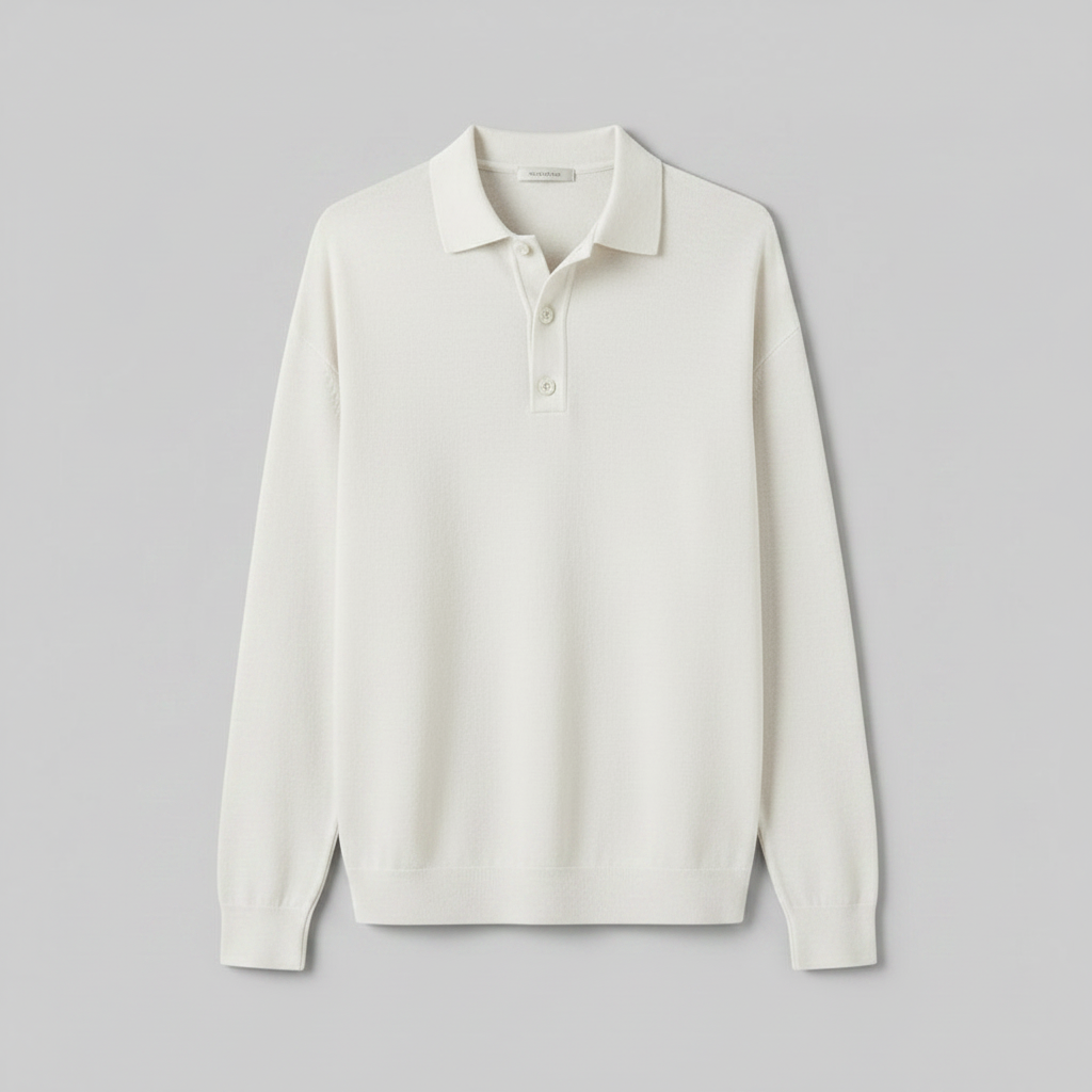 Polo Classique Homme Manches Longues | Chemise Confortable et Élégante
