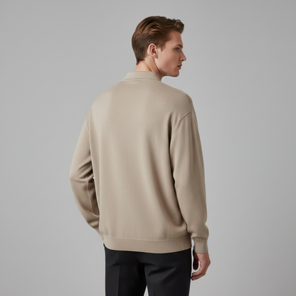 Polo Classique Homme Manches Longues | Chemise Confortable et Élégante