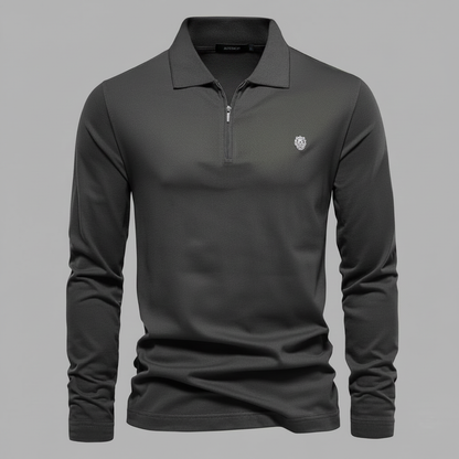 Polo à manches longues homme | Confort et style moderne