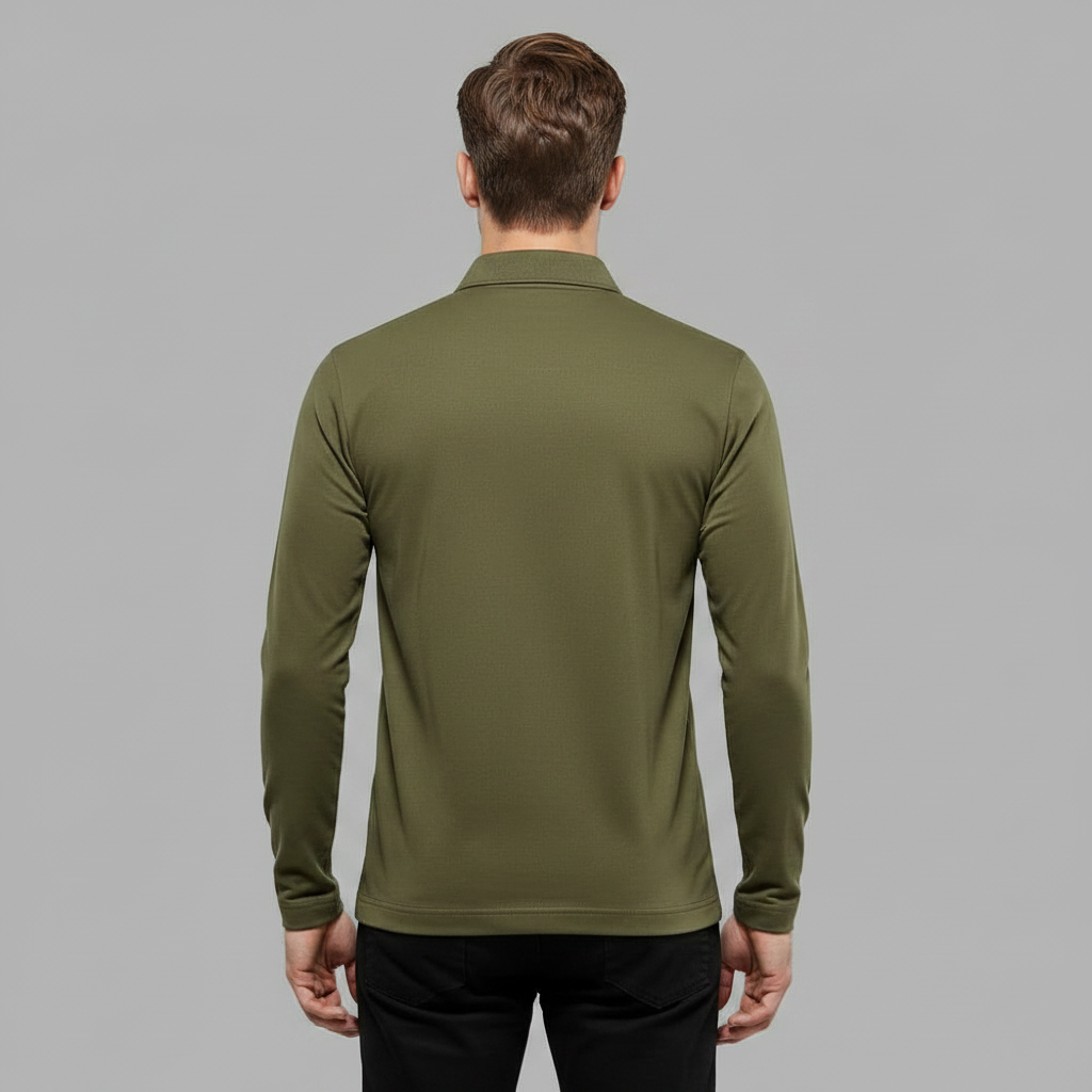 Polo à manches longues homme | Confort et style moderne