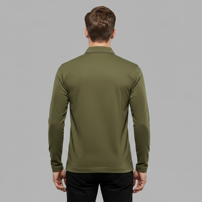 Polo à manches longues homme | Confort et style moderne