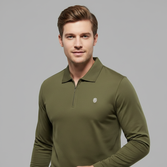 Polo à manches longues homme | Confort et style moderne