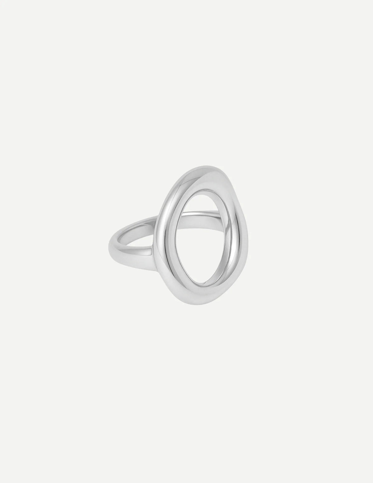 Rhea | Women's Circular Silver Ring Elegant Design 5