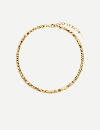 Seren | Polished Rope Chain Necklace Silver 0
