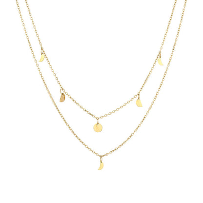 Serena | Boho Layered Necklace Adjustable Length Metal 0