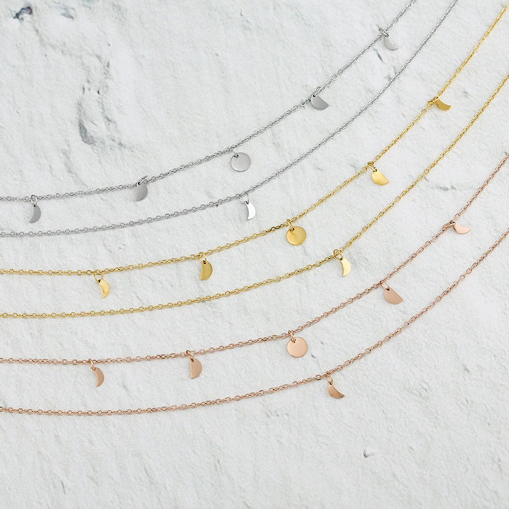 Serena | Boho Layered Necklace Adjustable Length Metal 3