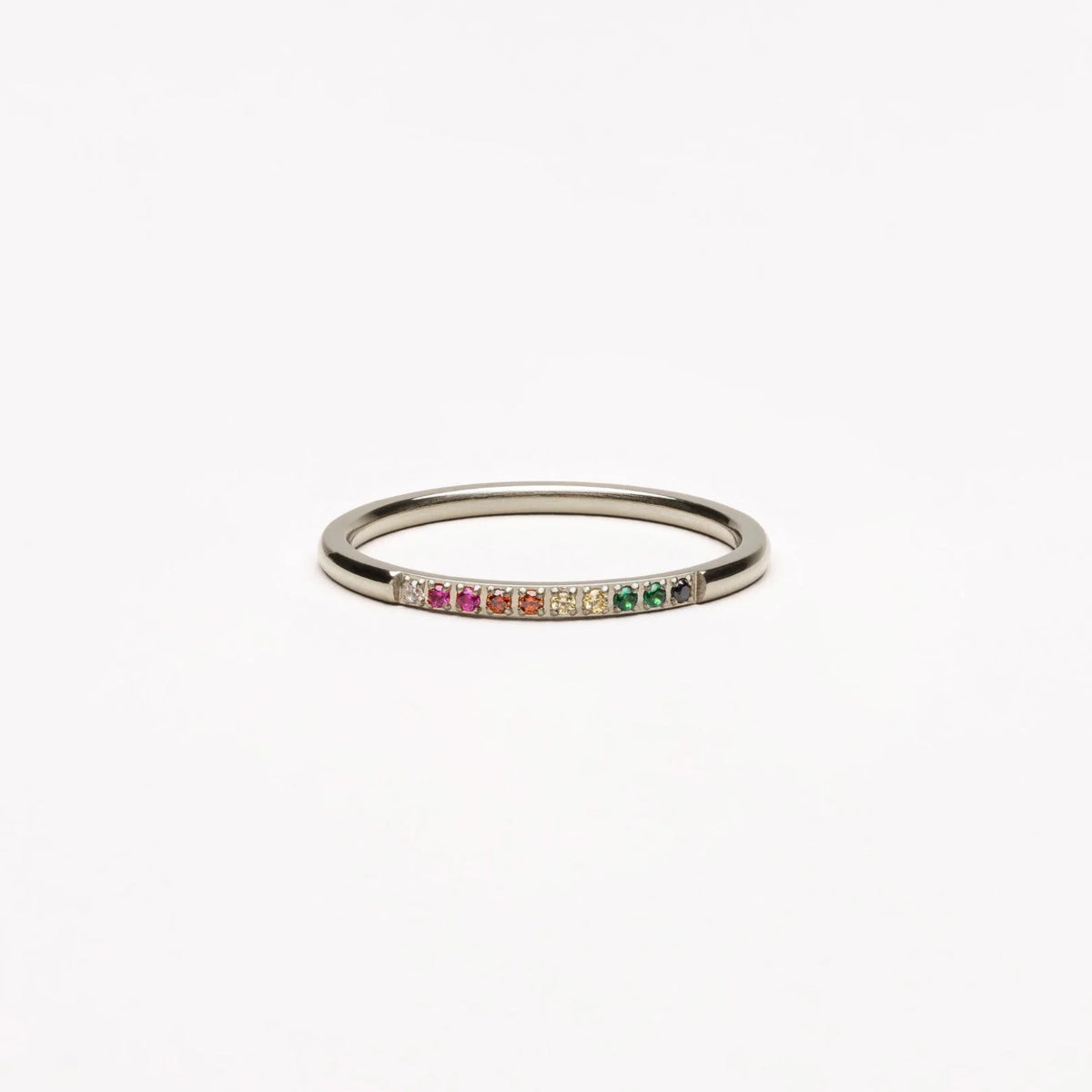 Solene | Gold Ring with Colorful Stones 3