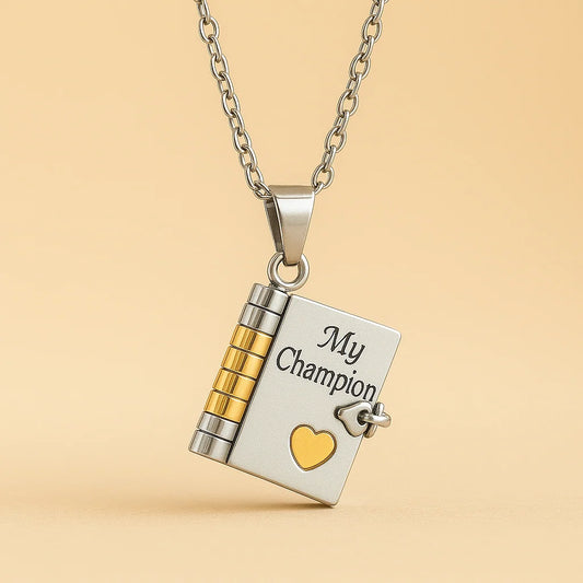 Son's Champion Pendant Necklace | Men's Jewelry Silver-tone 0