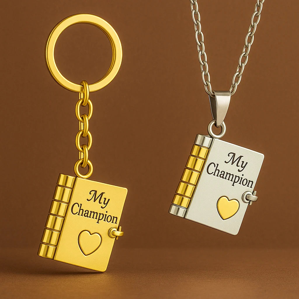 Son's Champion Pendant Necklace | Men's Jewelry Silver-tone 2