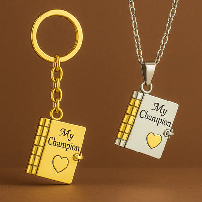 Son's Champion Pendant Necklace | Men's Jewelry Silver-tone 2
