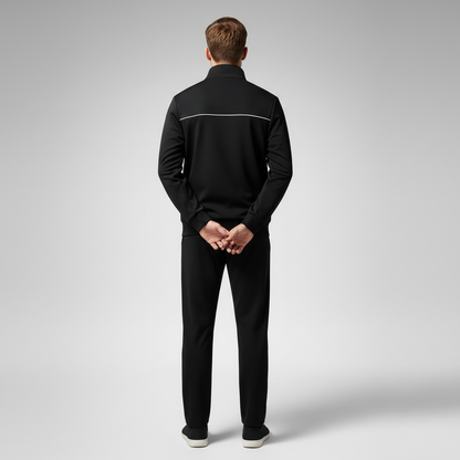 Survêtement Homme Confortable en Polyester | Ensemble Veste et Pantalon