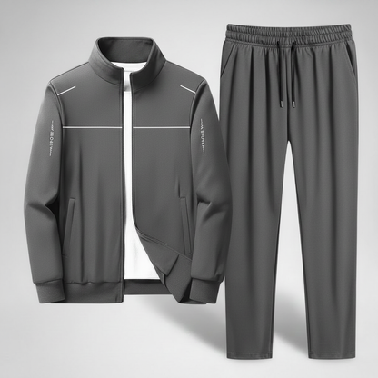 Survêtement Homme Confortable en Polyester | Ensemble Veste et Pantalon