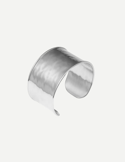 Theia Bangle | Adjustable Open Cuff Bracelet Gold Silver 1