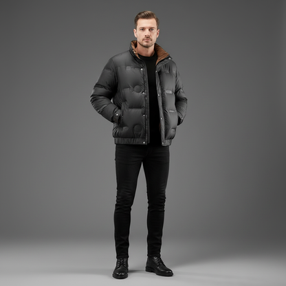 Veste Duvet Épais Moderne | Veste Homme Décontractée