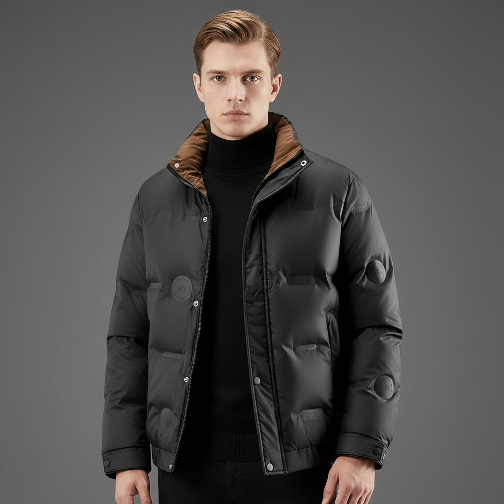 Veste Duvet Épais Moderne | Veste Homme Décontractée