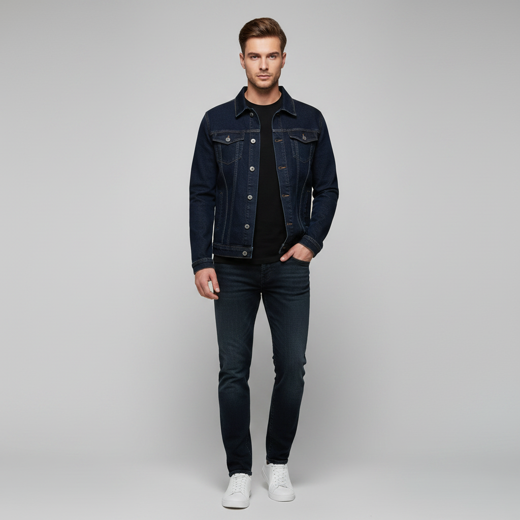 Veste en jean slim pour homme | Moderne et polyvalente