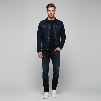 Veste en jean slim pour homme | Moderne et polyvalente