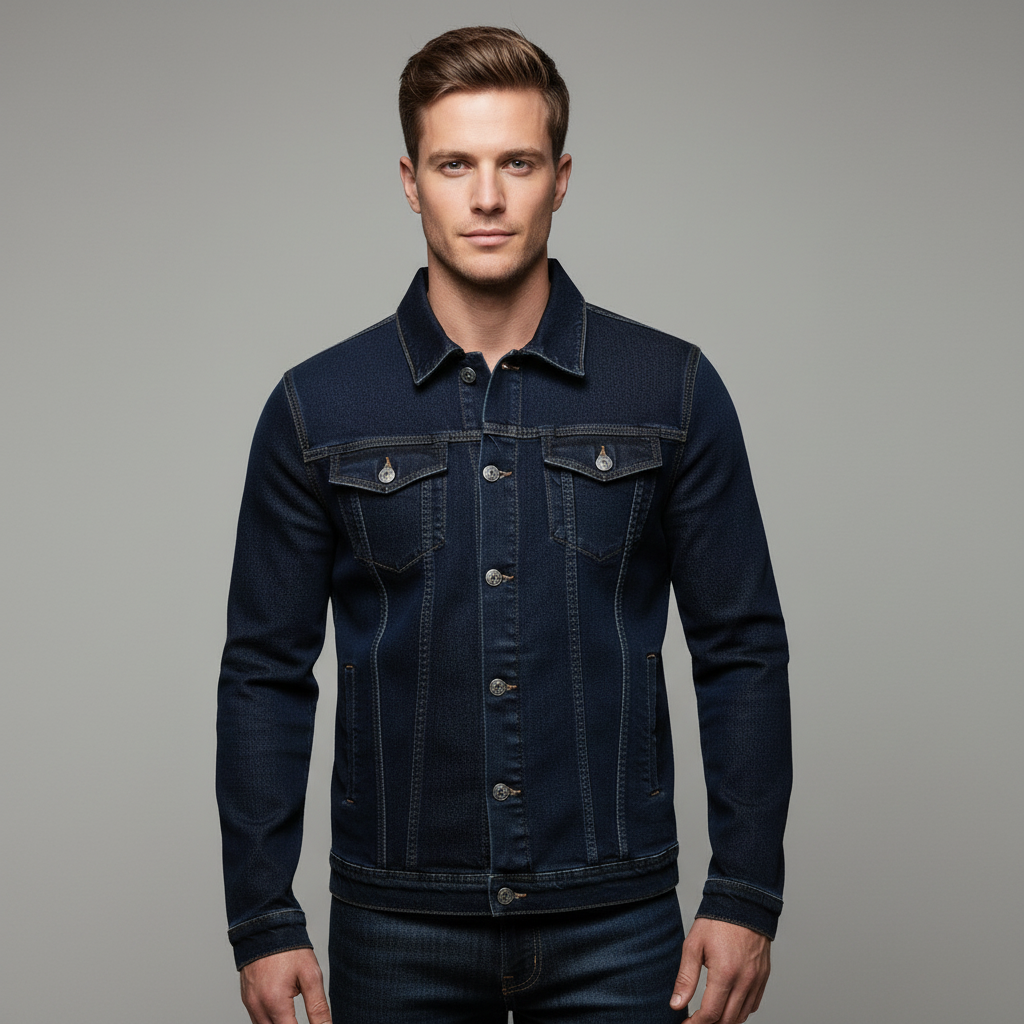Veste en jean slim pour homme | Moderne et polyvalente