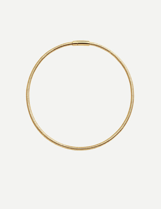 Yuna | Elegant Curved Silver Necklace for Everyday Wear 0